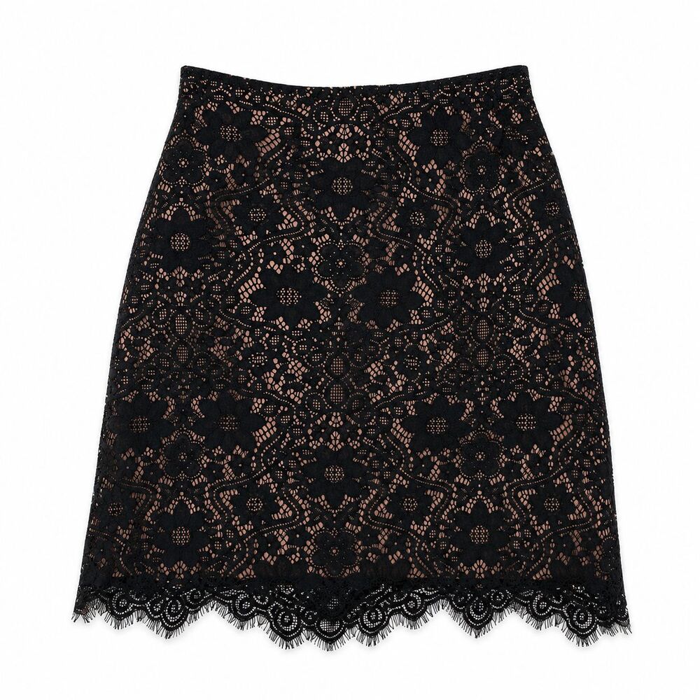 For Love and Lemons Skirt Size Small Black Lace Short Fairygoth Goth Night Out